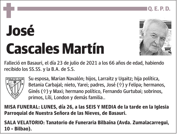 José Cascales Martín