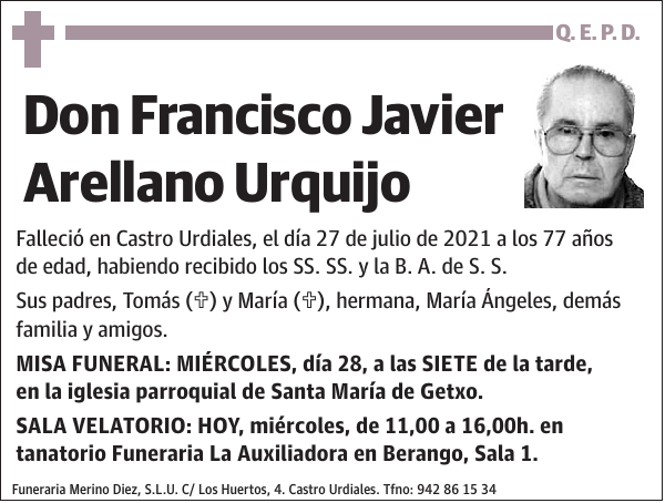 Francisco Javier Arellano Urquijo