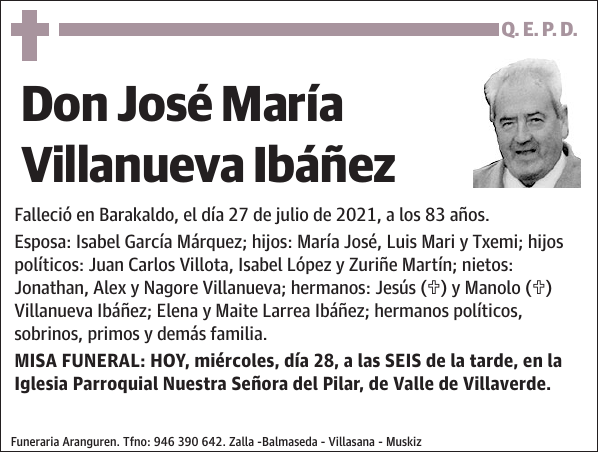 José María Villanueva Ibáñez