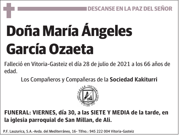 María Ángeles García Ozaeta