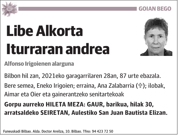 Libe Alkorta Iturraran