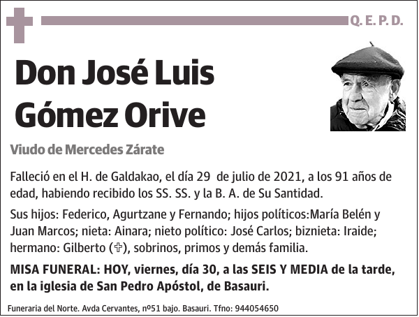 José Luis Gómez Orive