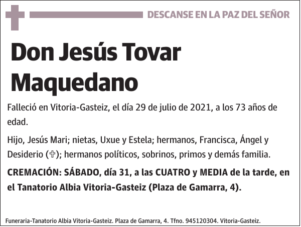 Jesús Tovar Maquedano