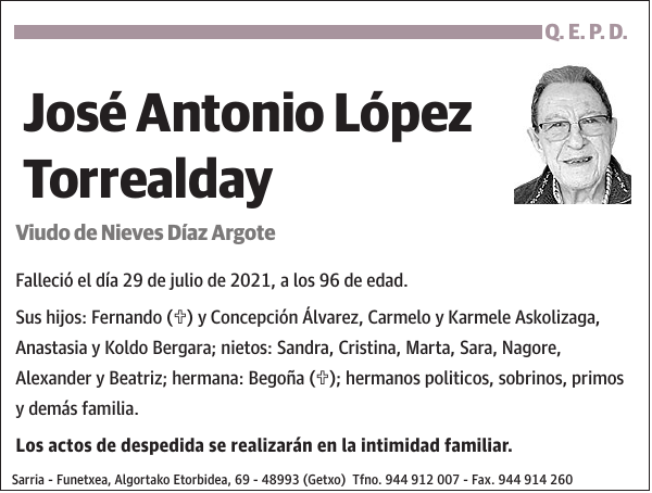 José Antonio López Torrealday