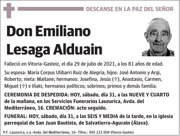 Emiliano Lesaga Alduain