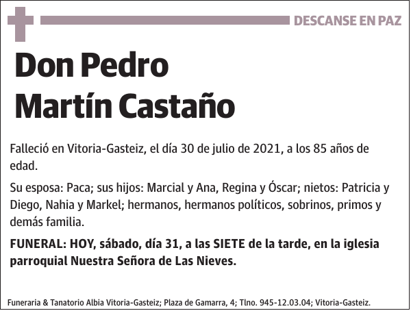 Pedro Martín Castaño