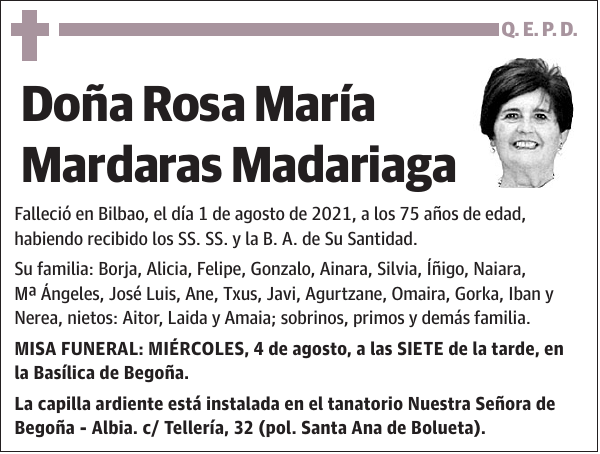 Rosa María Mardaras Madariaga