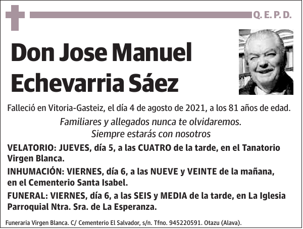 Jose Manuel Echevarria Sáez