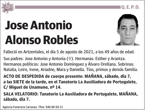 Jose Antonio Alonso Robles