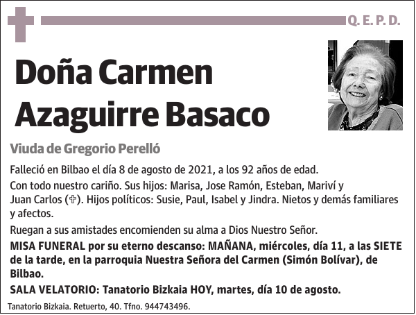 Carmen Azaguirre Basaco