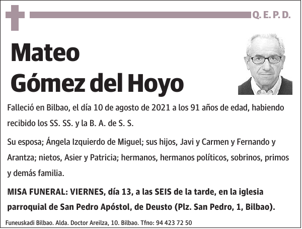 Mateo Gómez del Hoyo