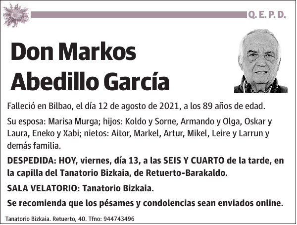 Markos Abedillo García