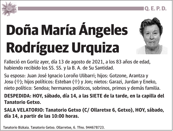 María Ángeles Rodríguez Urquiza