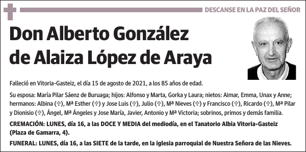 Alberto González de Alaiza López de Araya