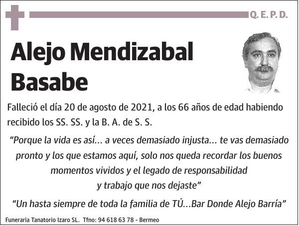 Alejo Mendizabal Basabe