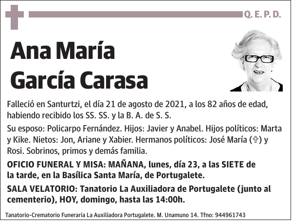 Ana María García Carasa