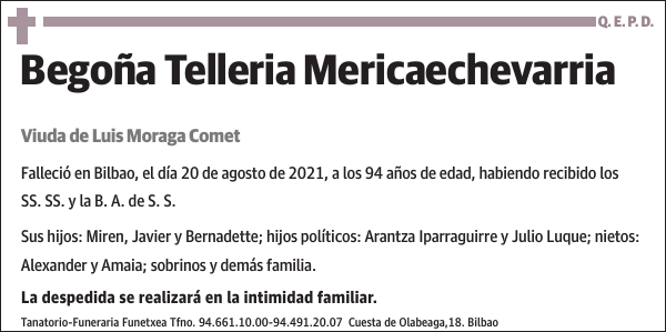 Begoña Telleria Mericaechevarria