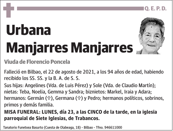 Urbana Manjarres Manjarres