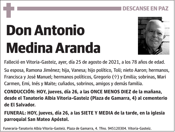 Antonio Medina Aranda