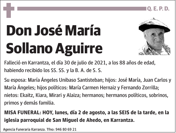 José María Sollano Aguirre