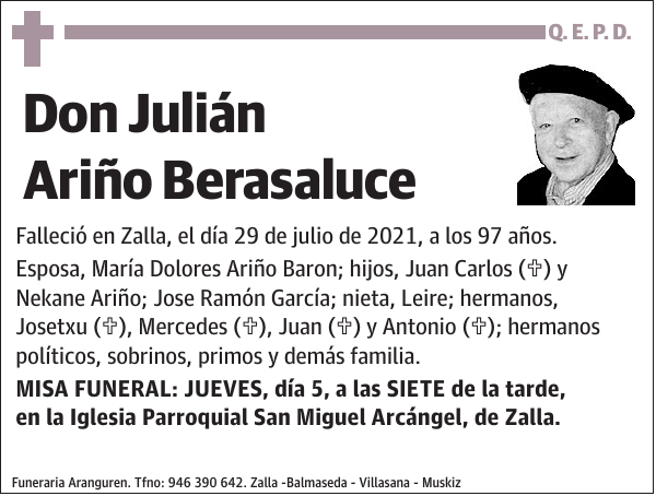 Julián Ariño Berasaluce