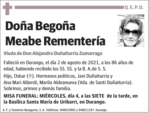 Begoña Meabe Rementería