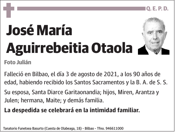 José María Aguirrebeitia Otaola