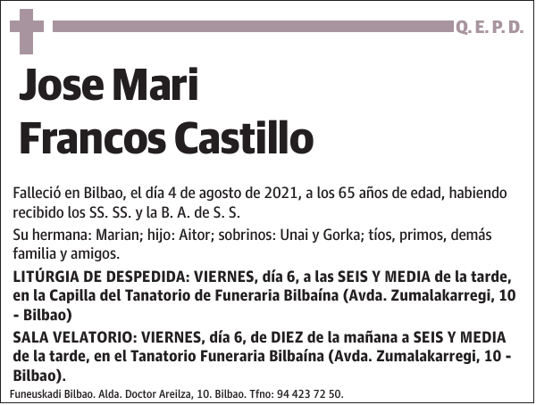 Jose Mari Francos Castillo