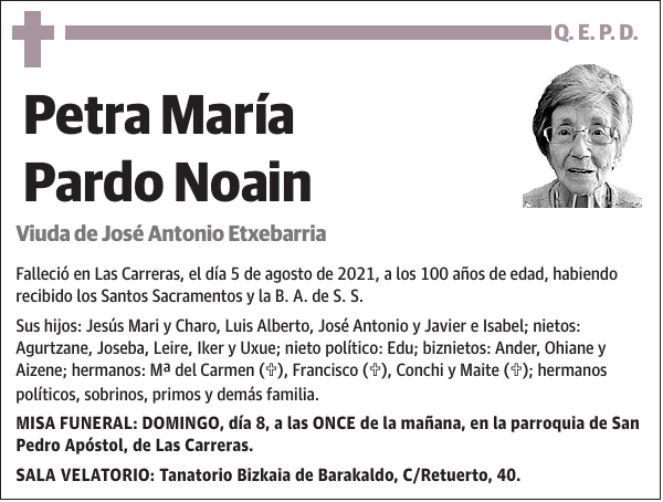 Petra María Pardo Noain