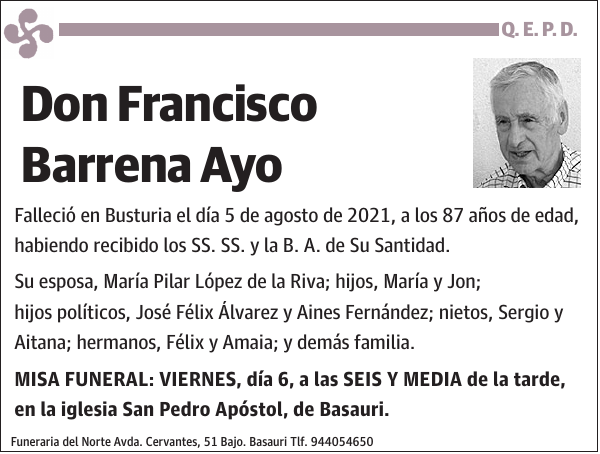 Francisco Barrena Ayo