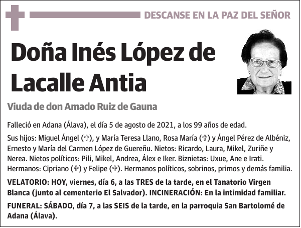 Inés López de Lacalle Antia