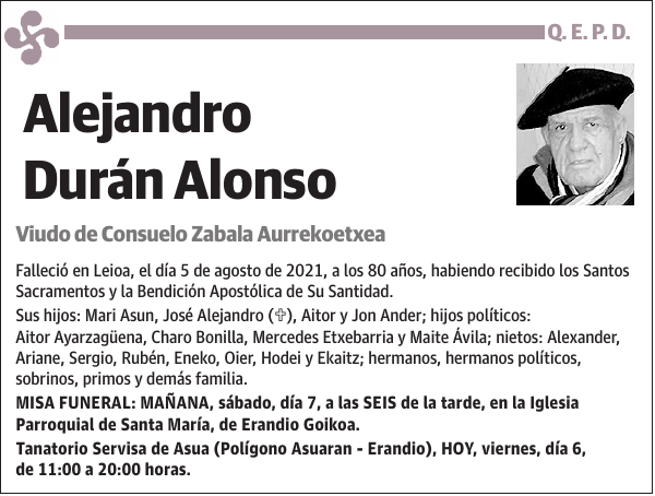 Alejandro Durán Alonso