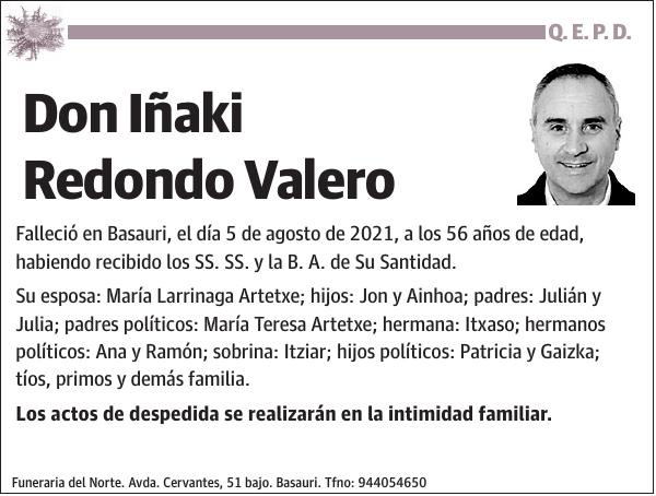 Iñaki Redondo Valero