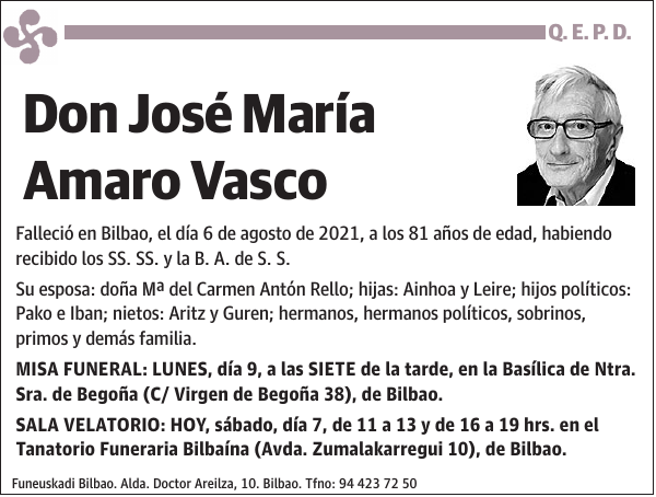 José María Amaro Vasco