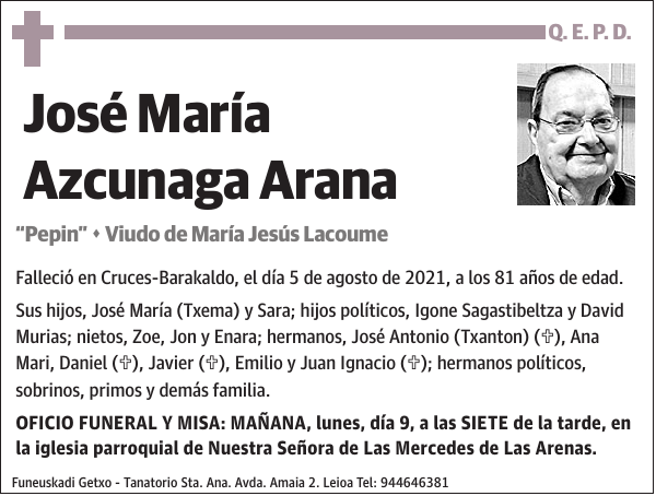 José María Azcunaga Arana