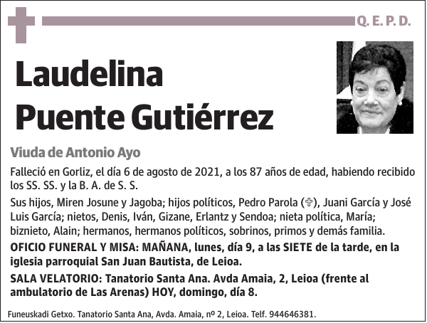 Laudelina Puente Gutiérrez