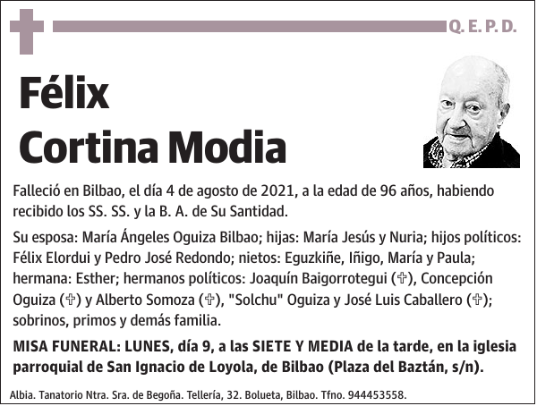 Félix Cortina Modia