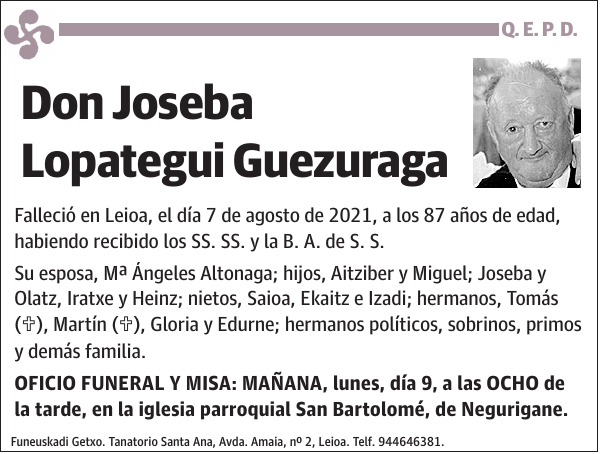 Joseba Lopategui Guezuraga