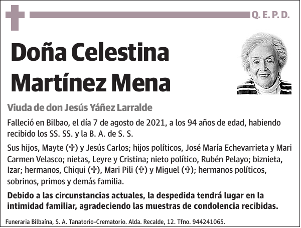 Celestina Martínez Mena