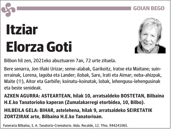 Itziar Elorza Goti Bilbon