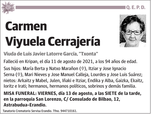 Carmen Viyuela Cerrajería