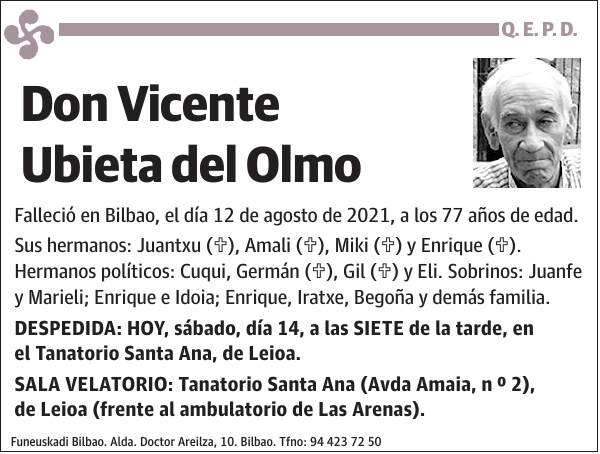 Vicente Ubieta del Olmo