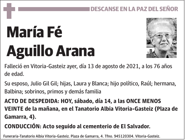 María Fé Aguillo Arana