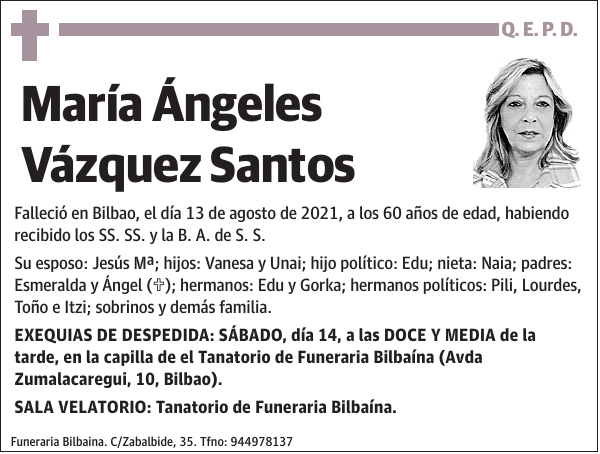 María Ángeles Vázquez Santos