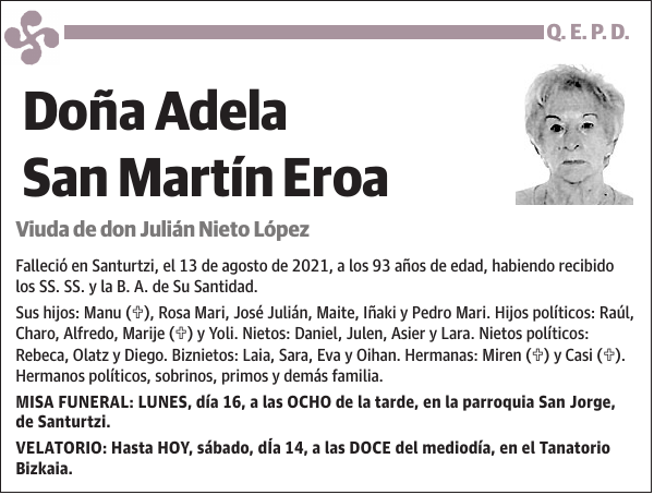 Adela San Martín Eroa