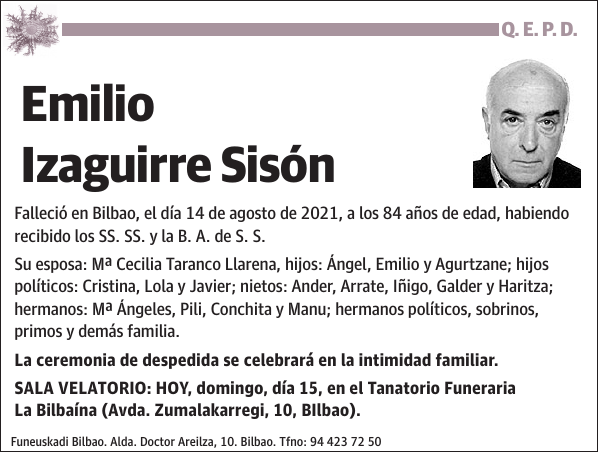 Emilio Izaguirre Sisón