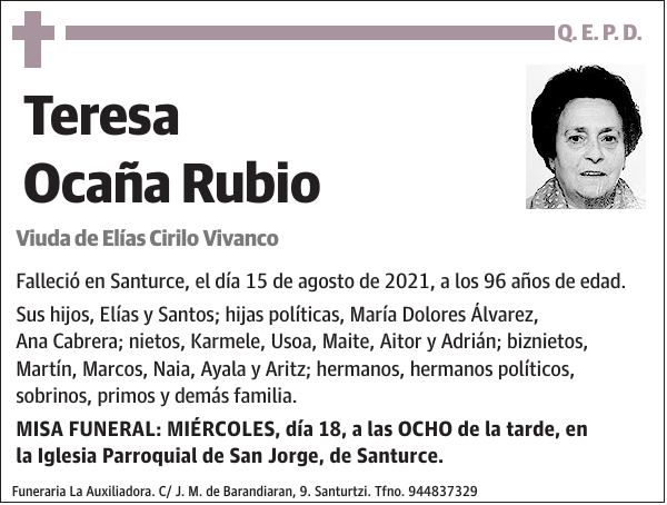 Teresa Ocaña Rubio