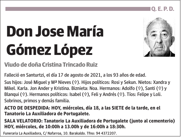 Jose María Gómez López