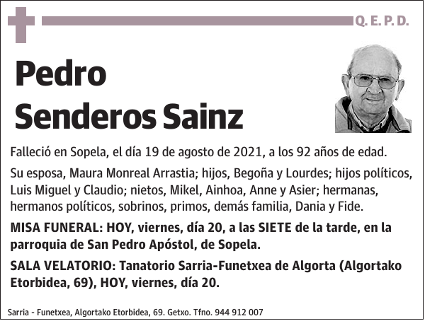 Pedro Senderos Sainz