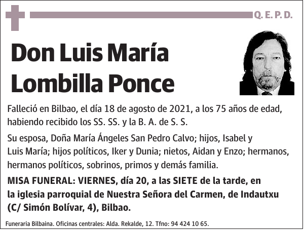 Luis María Lombilla Ponce